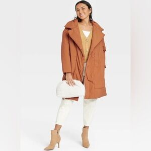 NWT Target (A New Day) Women’s Wrap Jacket/Coat in Brown